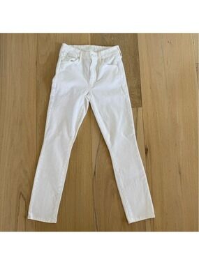 MOTHER The Looker Crop Glass Slipper Jeans Size 24